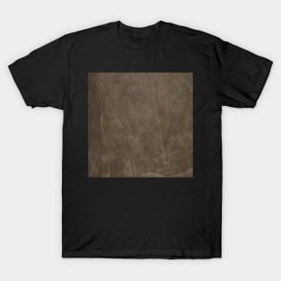 Brown leather texture T-Shirt